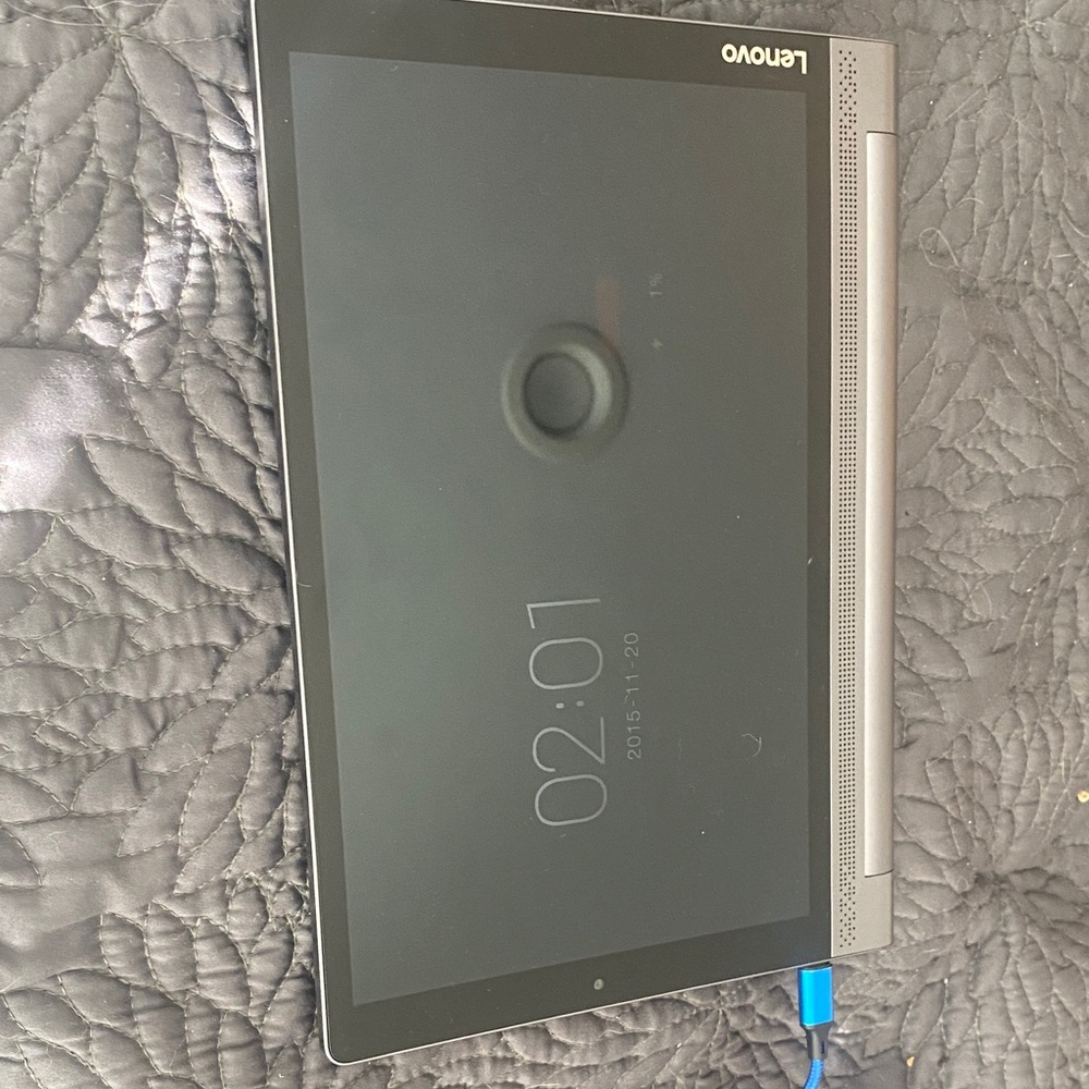 Lenovo Black and Gray Tablet
